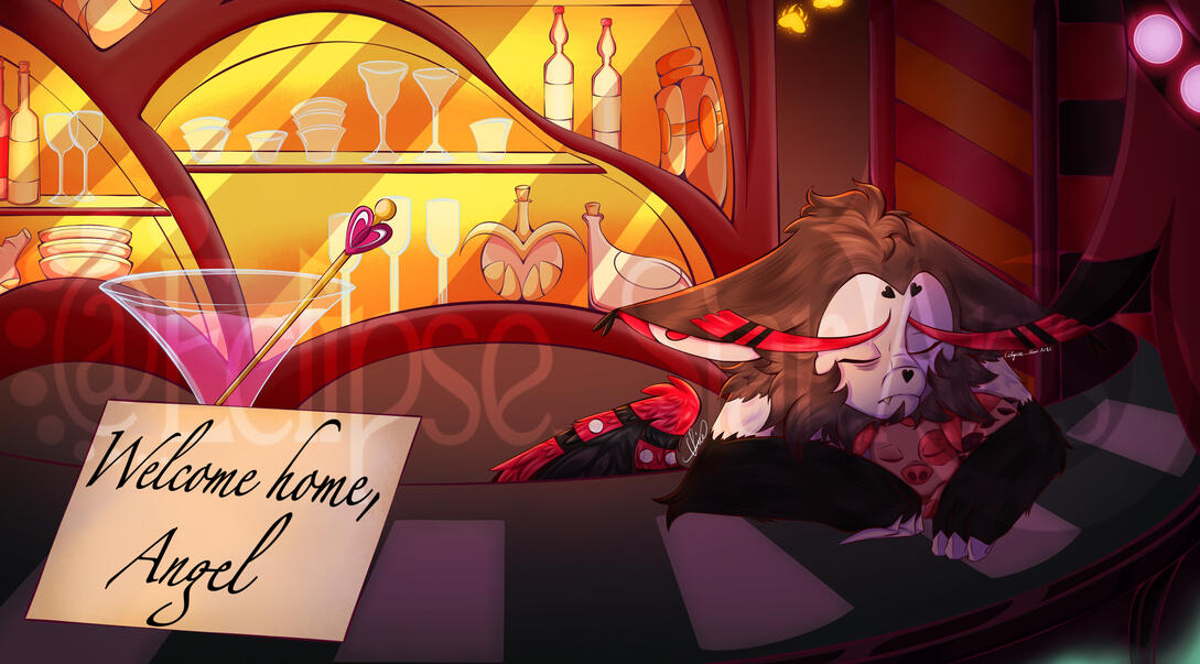 Husk & Fat Nuggets - Characters from Hazbin Hotel, Spindlehorse. Husk & Fat Nuggets - Characters from Hazbin Hotel, Spindlehorse.